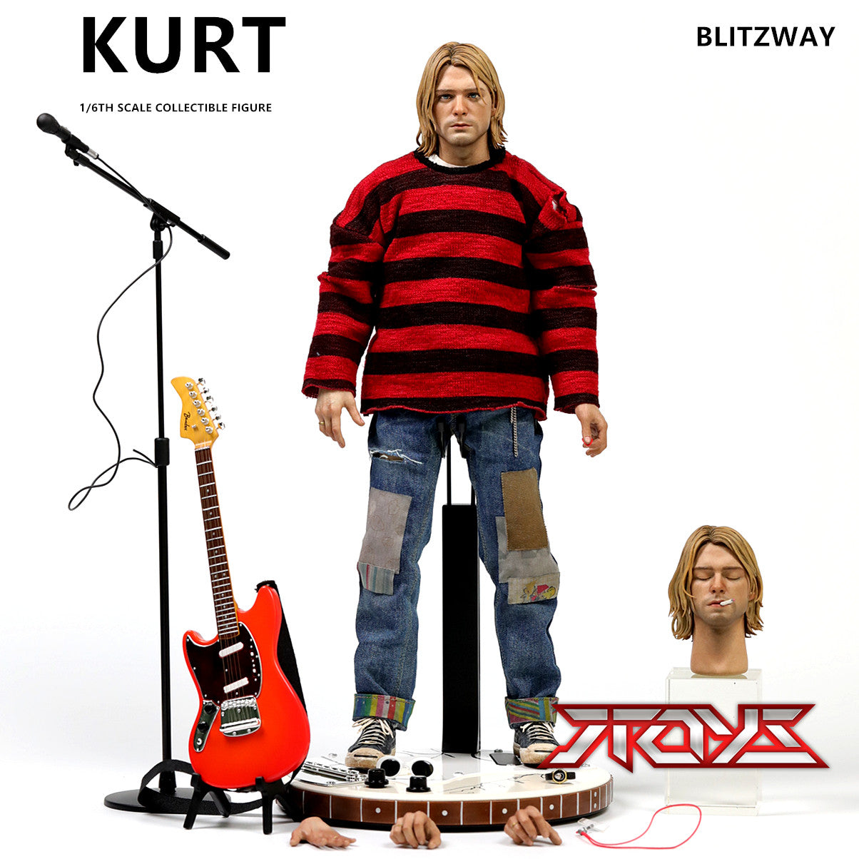 BLITZWAY BW-UMS 1/6 Kurt Cobain Kurt Cobain Actionfigur