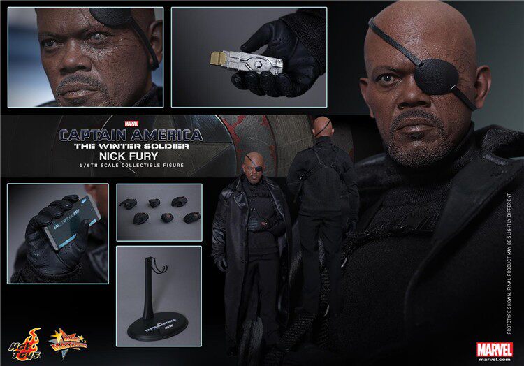 HotToys 1/6 MMS315 Captain America 2 S.H.I.E.L.D. Director Fury 2.0 Actionfigur