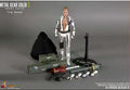 Action figure from 'Metal Gear Solid' with accessories on a gray background, featuring 'Takeshi' brand.