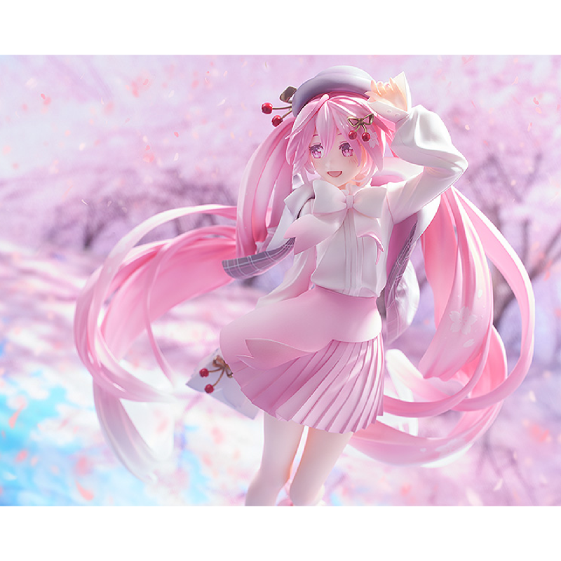 28cm GSC Hatsune Miku Sakura Miku Rella Original Illustration Cherry Blossom Viewing Outfit Figure