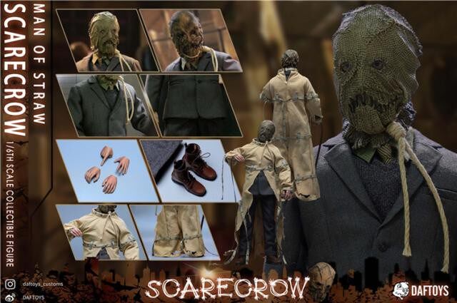 DAFTOYS F03 1/6 bewegliche Vogelscheuche Batman Dark Knight Schurke bewegliche Figur (kein Hot Toys)