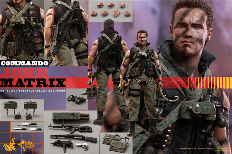 HOTTOYS HT 1/6 MMS276 Allein in Longtan Devil Commander Colonel John Arnold Actionfigur