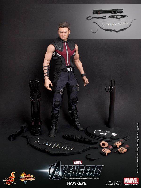Hottoys Avengers 1 Hawkeye 1.0 Hawkeye MMS172 1/6 Actionfigur