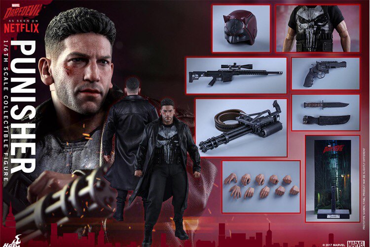 HotToys 1/6 TMS004 TV-Version Daredevil Punisher Actionfigur