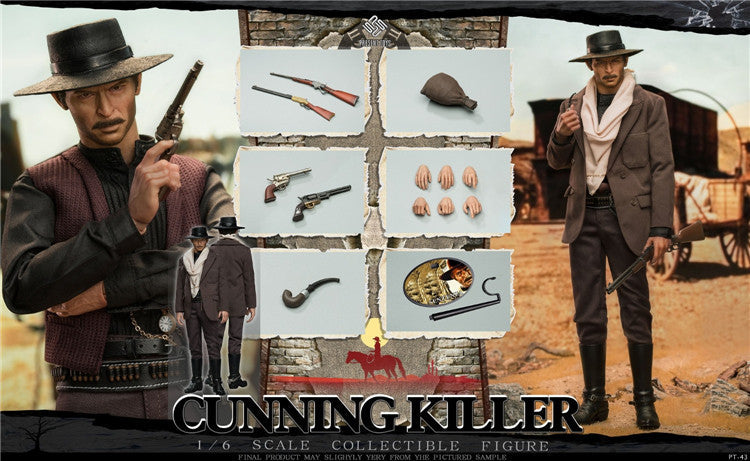 PRESENT TOYS 1/6 Western Killer Artikulierte Figur PT-sp43