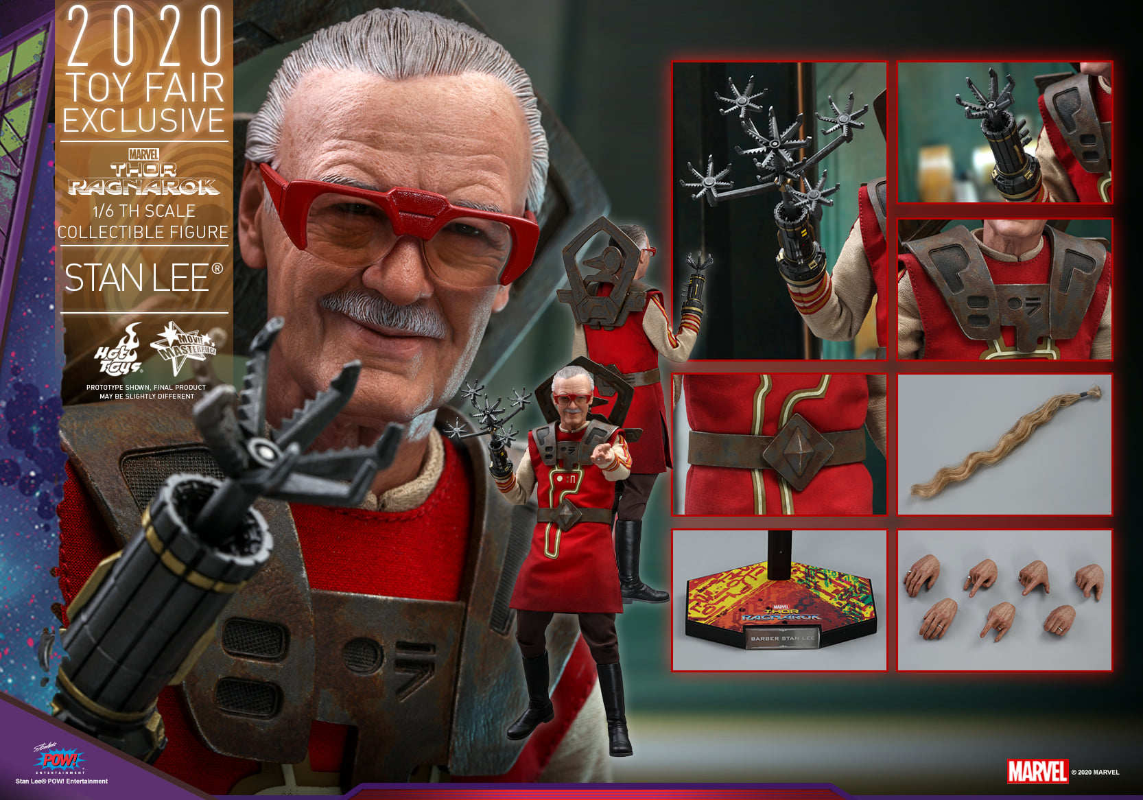 HT MMS570 Thor 3 Stan Lee 3.0 2020 Venue Edition Actionfigur