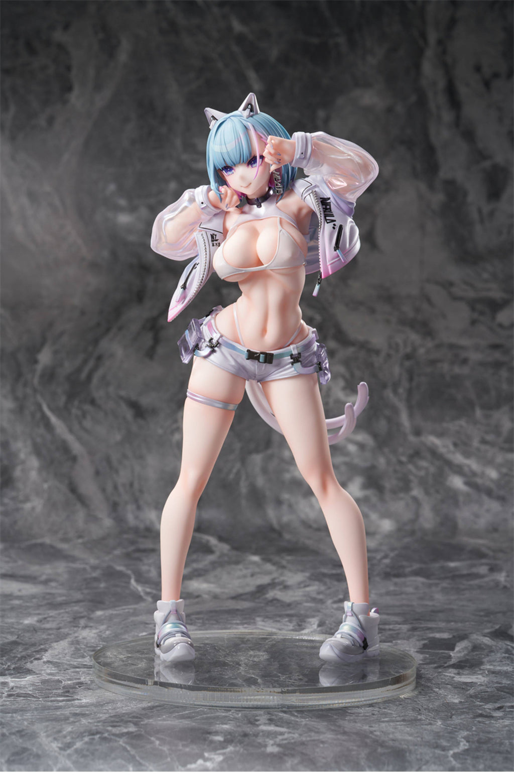 Bibi Buttons T-TRACK Original Artwork Near-Future Nekomatsuri MIU Figure