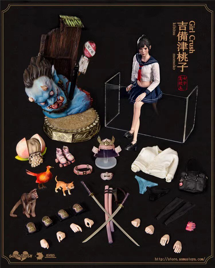 Asmus Toys 1/6 Explosive Girl Serie 2. Volumen Kibitsu Momoko GC002 [Limitiert auf 500 Stück]