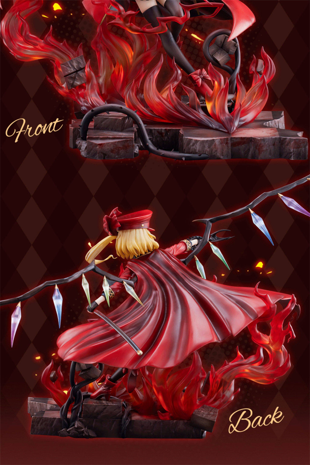 40cm RaiseDream Touhou Project Flandre Luscaret 1/6 Scale Figure