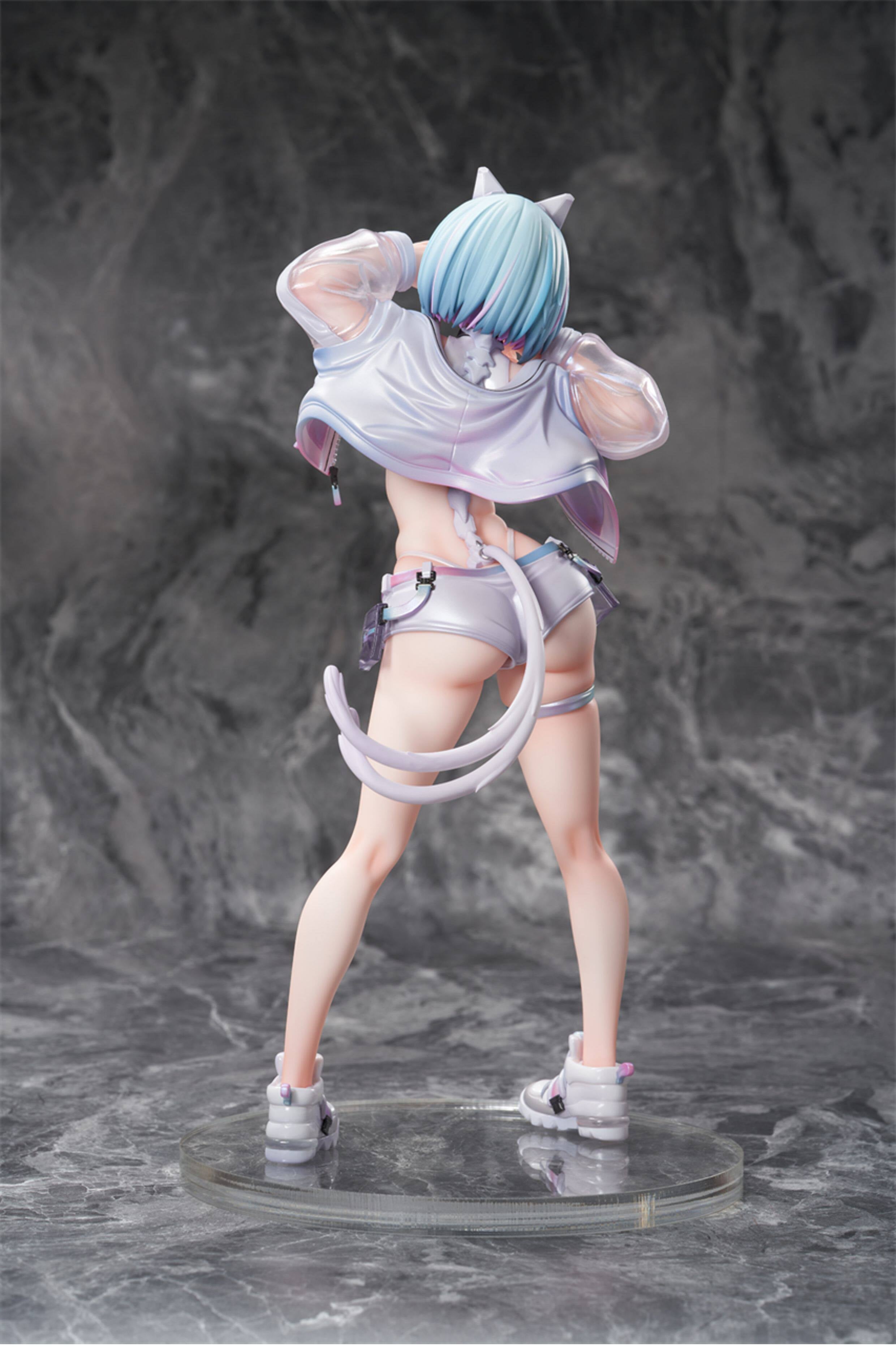 Bibi Buttons T-TRACK Original Artwork Near-Future Nekomatsuri MIU Figure