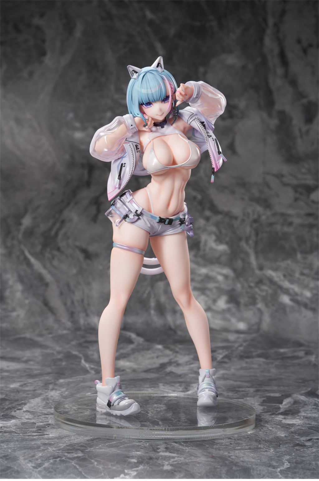 Bibi Buttons T-TRACK Original Artwork Near-Future Nekomatsuri MIU Figure