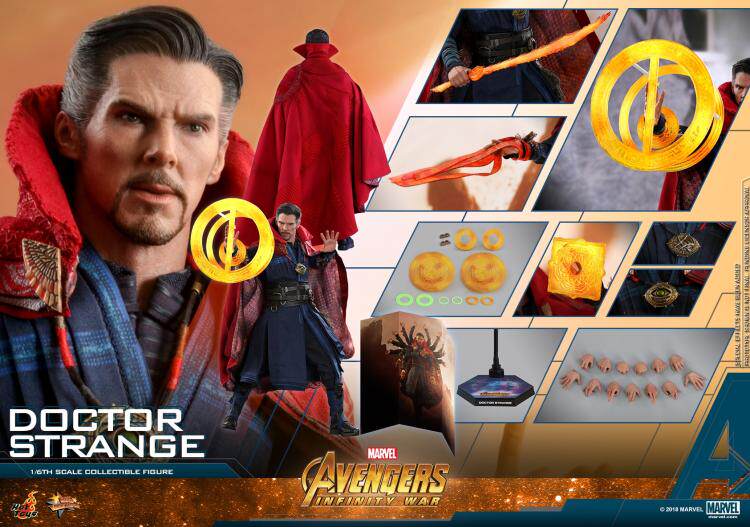HOTTOYS HT MMS484 1/6 Avengers 3 Doctor Strange 2.0 Actionfigur