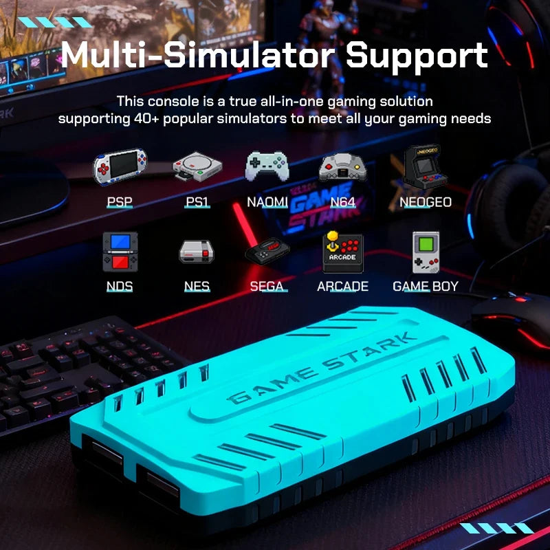 U36 128GB Wireless Gamepad S905 Retro Gaming Console Pre-loaded with 50,000+ Games HDMI Supports 40+ Classic Emulators For PS1