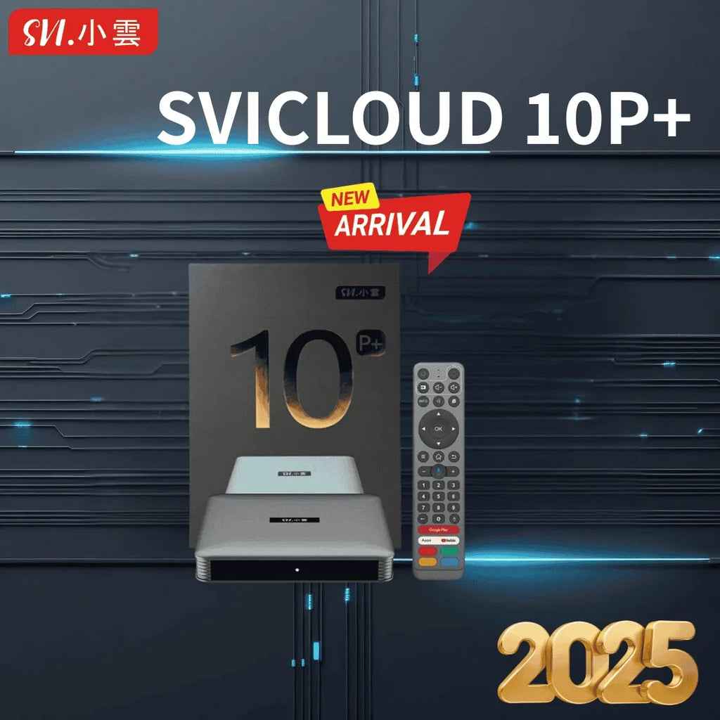 [Genuine]NEW ARRIVAL SviCloud 10P  tv box 2025 Android 12 update From 9P hot in UK Japan Singapore Korea USA  Canada france NZ
