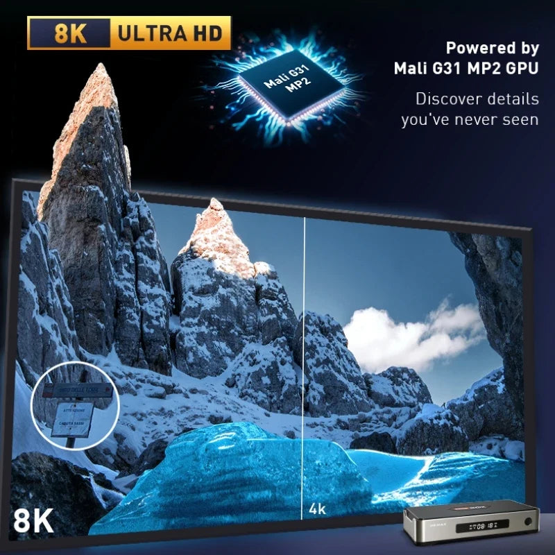 [Genuine] DIGIBOX D6 MAX Android TV Box Hot Sell in Japan,USA, Compatible Upgraded from D3 PLUS, Similar to EVPAD 11P Function