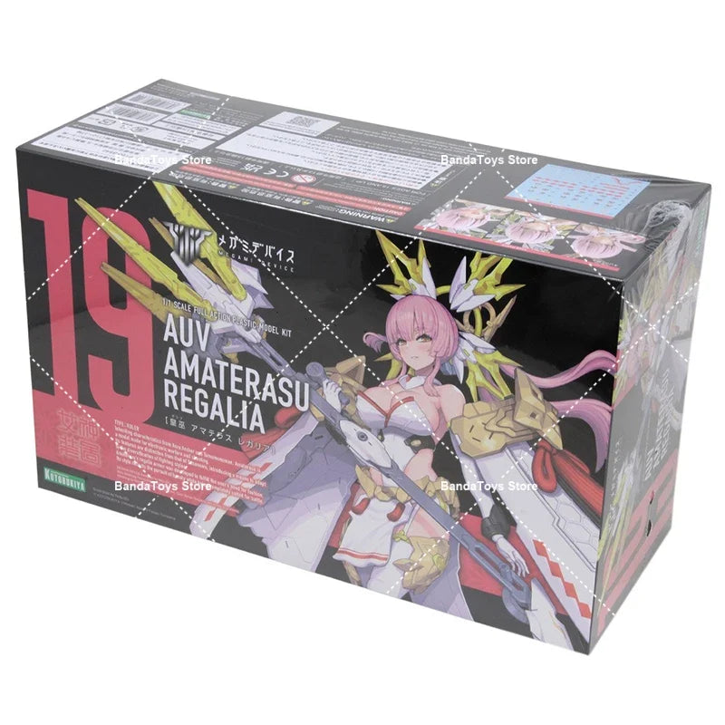 In stock 100% original Kotobukiya KP698 Megami Device Emperor Shrine AUV Amaterasu Regalia Anime Action Collection Figures Model