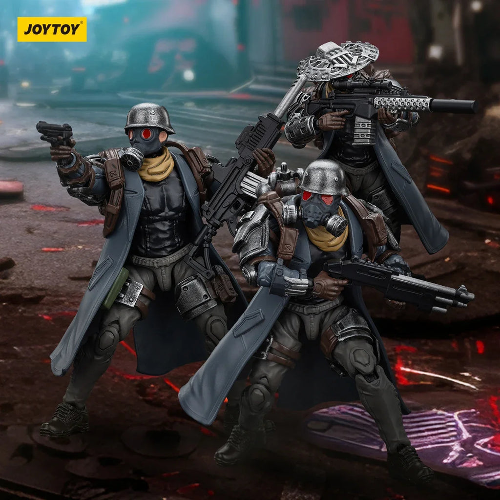 JOYTOY Dark Source 1/18 Action Figures Anime 10cm Shadow Jaeger squad Viper Jackal Raven