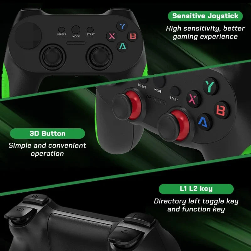 Super Game Box G36 Pro 128G 4K Retro Video Game Console with 60000+ Retro Games for MAME/PS1/PSP/DC Upgrade Wireless Controller