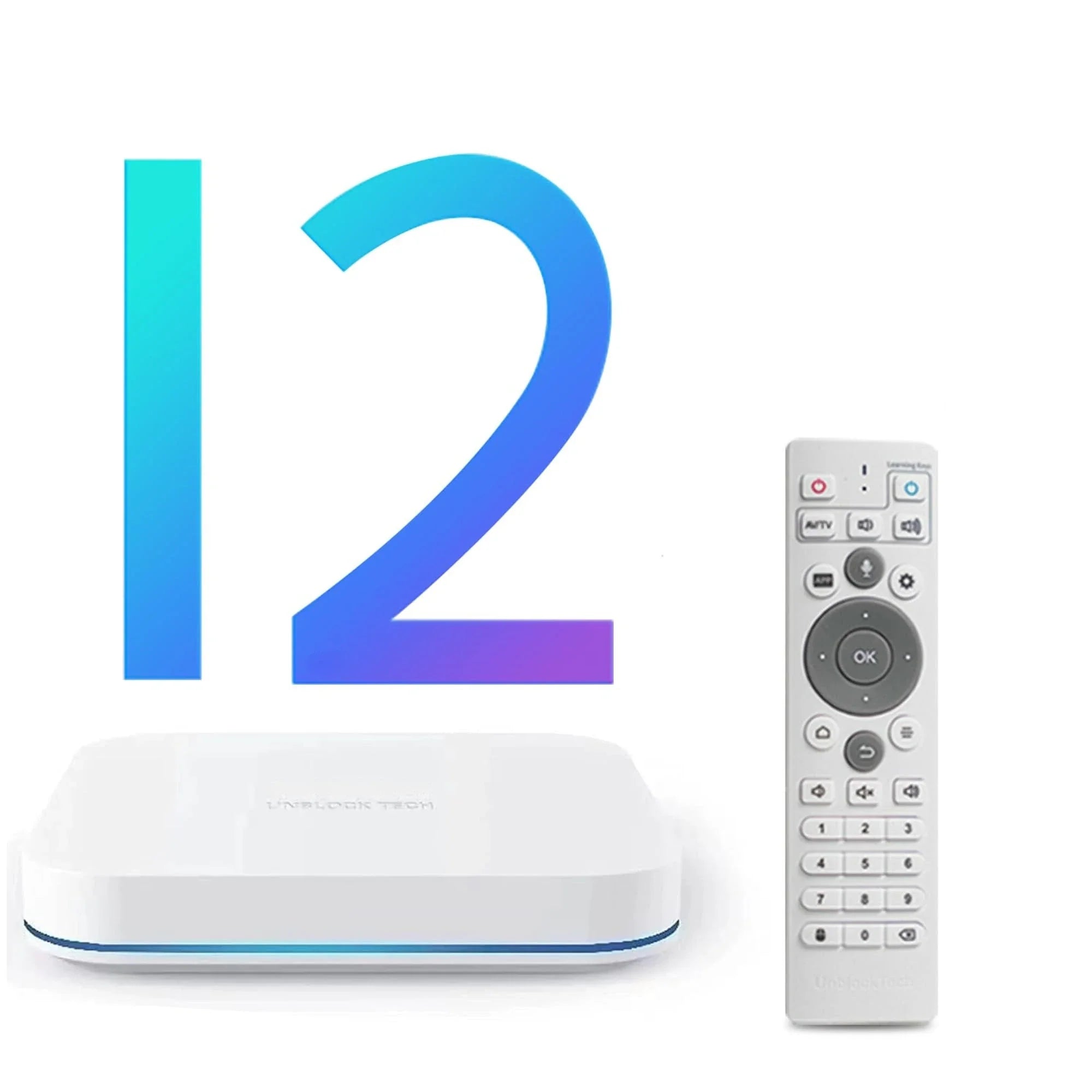 [Genuine]2025 NEW ARRIVAL UBOX12 Unblock TV Box best Android box vs ubox 11 evpad 11p hot in Korea Japan USA  Canada UK AU