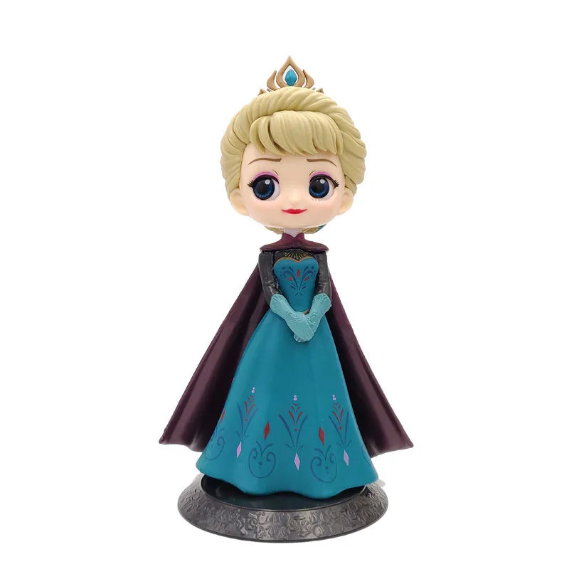 New Frozen Princess 4 style Anna Elsa Action Figures PVC Model Dolls Collection Birthday Gift Kids Toys birthday gifts