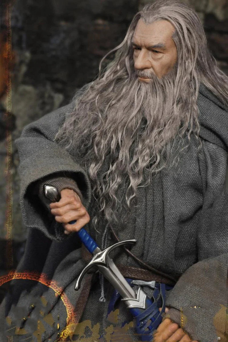 Asmus Toys Crw001 1/6 Men Soldier Crown Series Gandlaf The Grey Eye-Movable Wise Old Man 12" Action Figure Model For Fans Gifts
