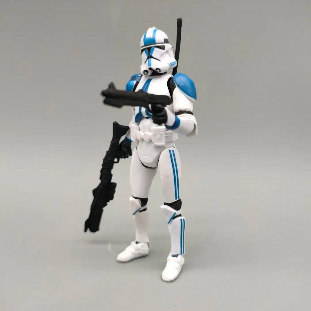 Star Wars Republic 501-st Legion Blue White Trooper 3.75" Loose Action Figure