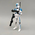 Star Wars Republic 501-st Legion Blue White Trooper 3.75" Loose Action Figure