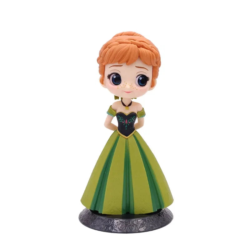 New Frozen Princess 4 style Anna Elsa Action Figures PVC Model Dolls Collection Birthday Gift Kids Toys birthday gifts