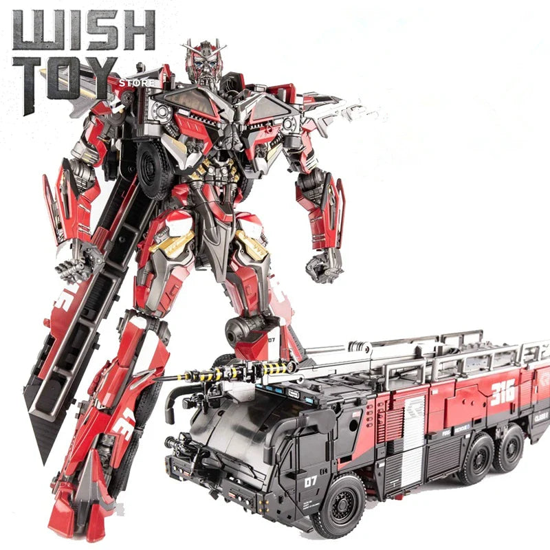 Transformation OV01 OV-01 Sentinel Prime Fire Engine Oversize KO SS61 Movie Serie Legierungsteile Actionfigur Roboter Sammlerstück Spielzeug