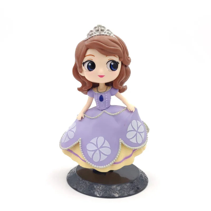 HOT 20+ Style Princess Q Posket Princess Snow Elsa & Anna clown PVC Anime Dolls Figures Collectible Model Kid Toys Gift