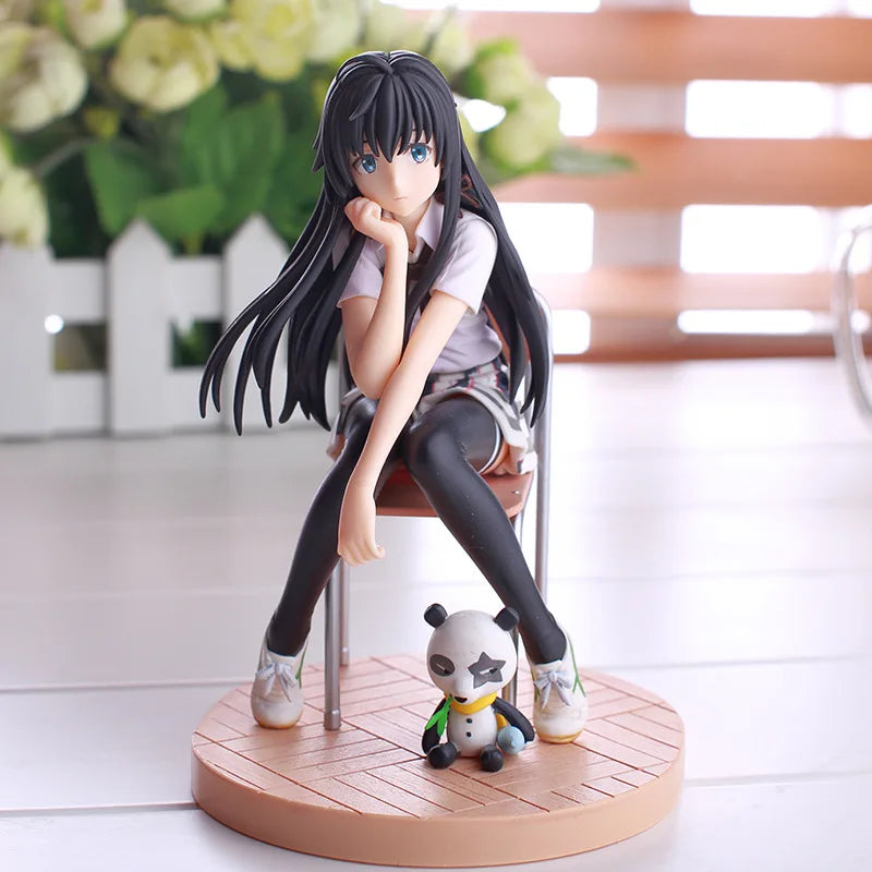 Japan New 24cm Yosuga no Sora Figure PVC Action Anime Doll Model Toys cute white suspender skirt Figure for girl gift