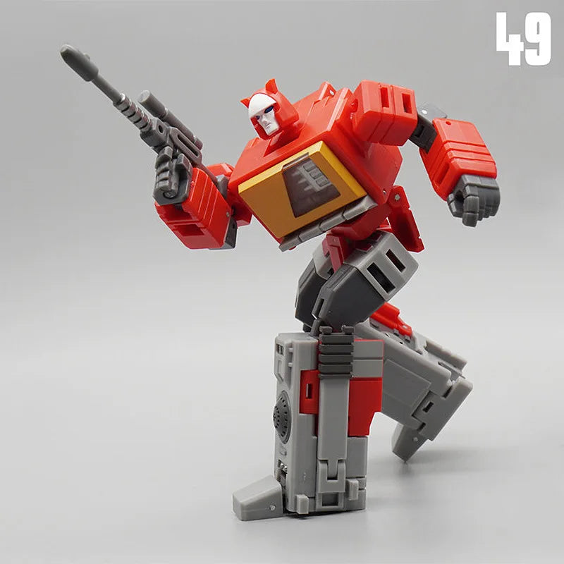 Transformation Blaster Emitter Recorder Model MFT MF-49 MF49 Pocket War MechFans Mini Action Figure Robot Toys 12cm with box