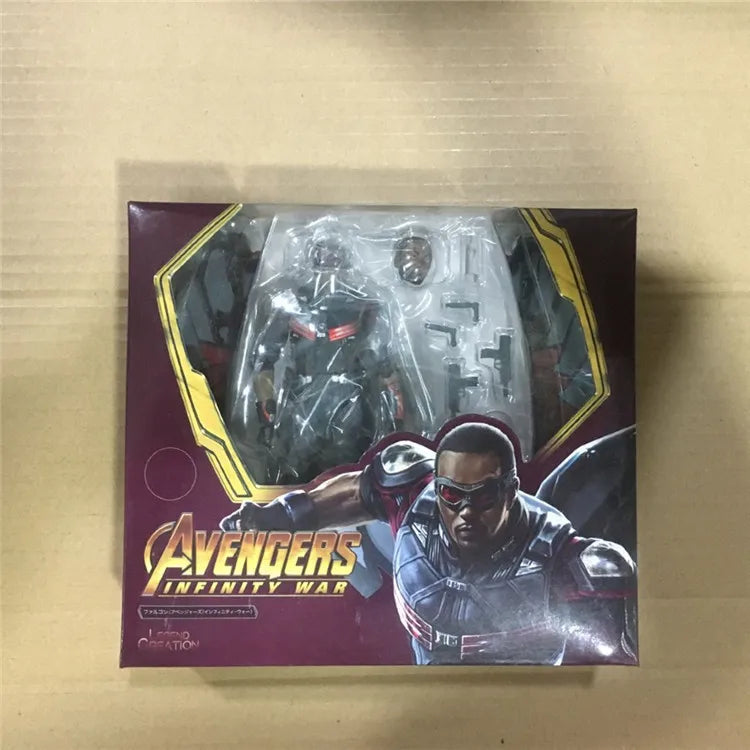 SHF Marvel Avengers Infinity War Falcon PVC Action Figures Toys for Christmas Birthday Gift 15cm