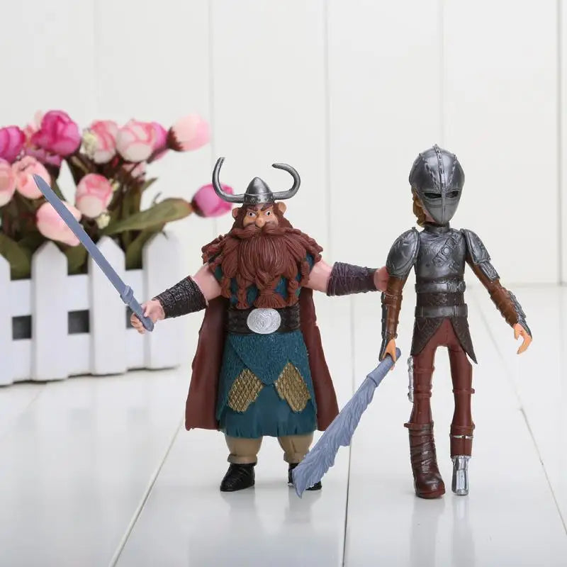 8pcs/set 10-13cm How To Train Your Dragon 3 Figurines Pvc Action Figures Classic Toys Kids Gift for Children Model