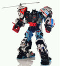 Transformation 5 In 1 Defensor Yes Model YM-17 YM17 Vulcan Hot Spot KO Actionfigur Roboter Modell Sammlung Deformierte Spielzeuge
