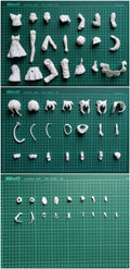 Resin Figure Kit Inugami Korone Nekomata Okayu YouTuber Vtuber Hololive Unpainted Garage Resin Kit Model GK