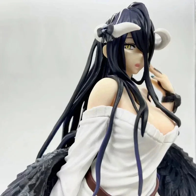 Overlord III Albedo Ver. 21 Cm Anime Figure Albedo PVC Action Figure Toy Beautiful Girl Doll Collection Model Christmas Gift