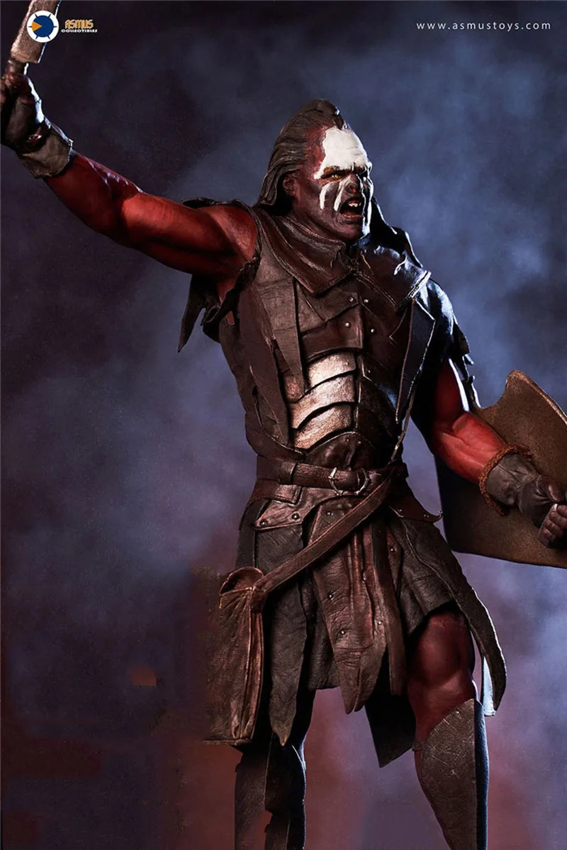 For Collection Asmus Toys LOTR8IN003 8 inches Full Set Strong Orc Lurtz Action Figure Model for Fans Gifts