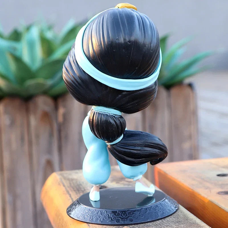 Disney Aladdin Lamp Jasmine Princess Doll  Figure Toys Dolls Children PVC Figurine Model Decoration Collect for kid gift