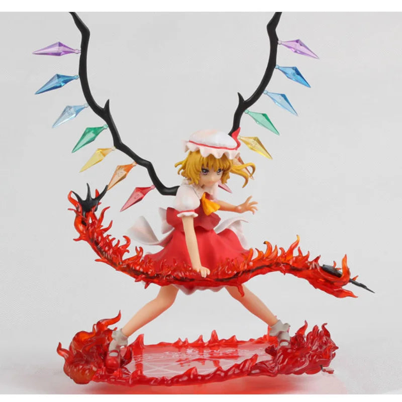 Japan Anime Touhou Project Sister of the Devil Flandre Scarlet Complete Figure Collectible Model Toy Chirstmas Gift 1/8