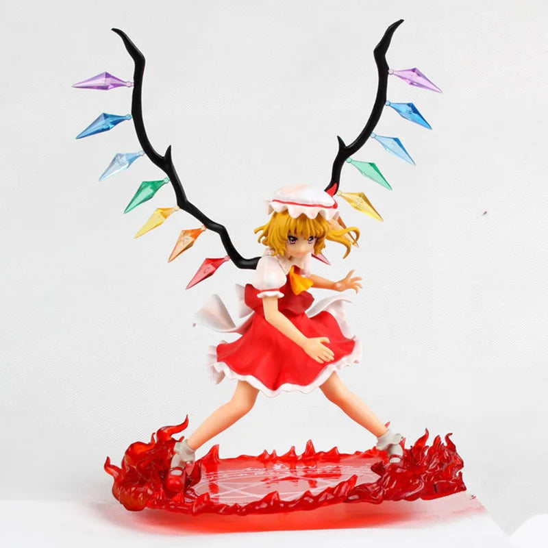 Japan Anime Touhou Project Sister of the Devil Flandre Scarlet Complete Figure Collectible Model Toy Chirstmas Gift 1/8
