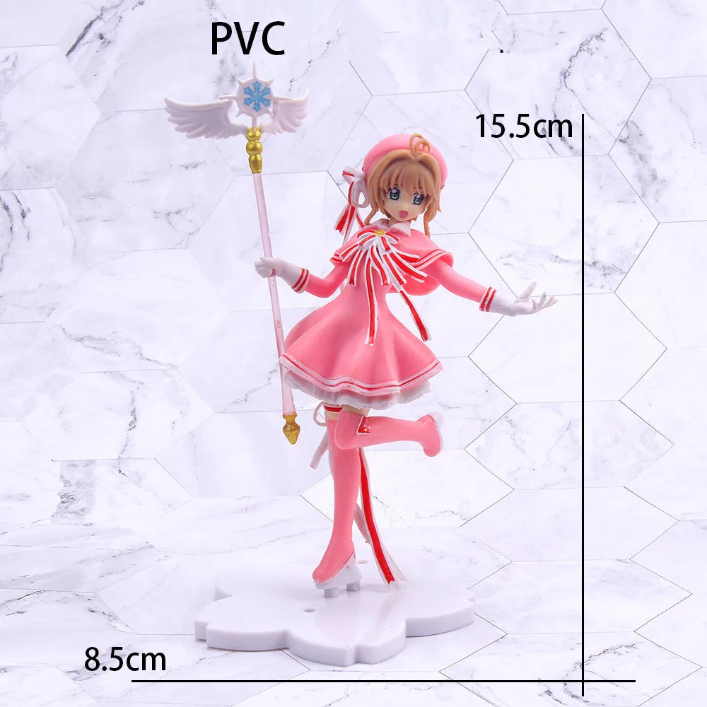 Japan New 24cm Yosuga no Sora Figure PVC Action Anime Doll Model Toys cute white suspender skirt Figure for girl gift