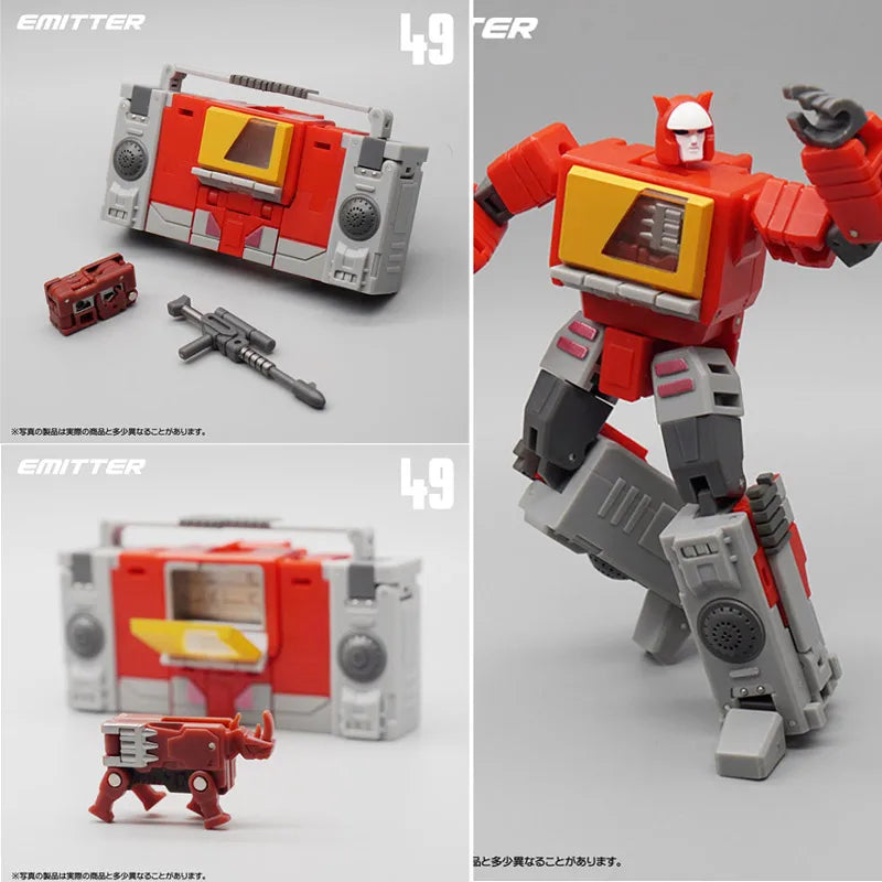 Transformation Blaster Emitter Recorder Model MFT MF-49 MF49 Pocket War MechFans Mini Action Figure Robot Toys 12cm with box