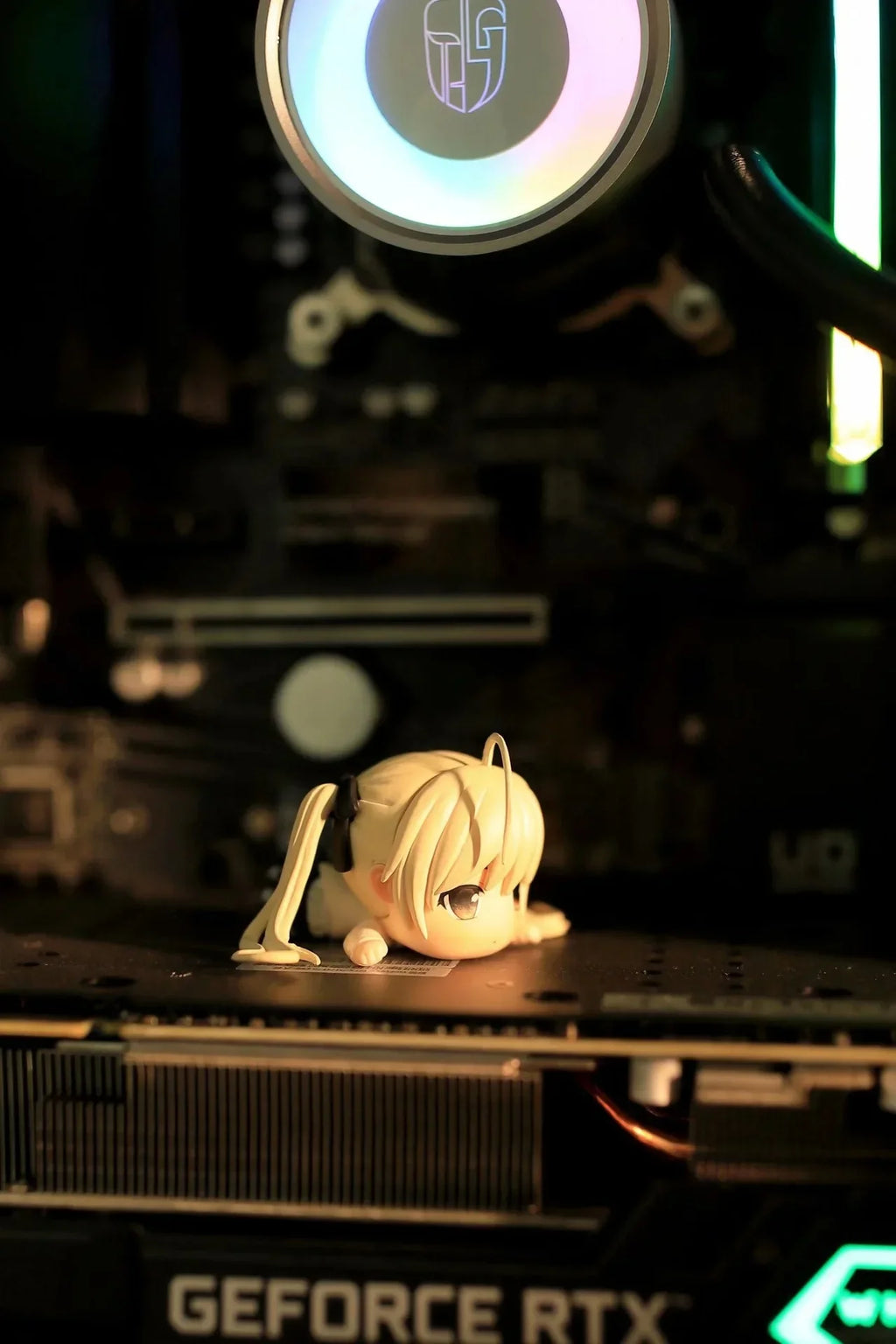 Anime Yosuga no Sora Kasugano Sora Lying Ver. Girls PVC Action Figure Model Car decoration Toys 3cm