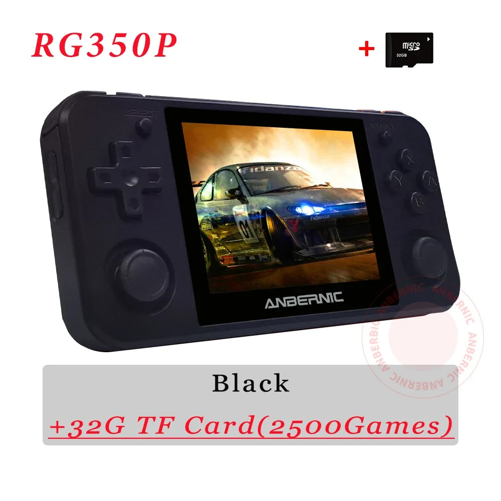 Anbernic RG350P Handheld Game Console 3.5 IPS Screen 2500 Retro Games PS1 HDMI-compatible Mini Pocket HD TV Game Player Boy Gift
