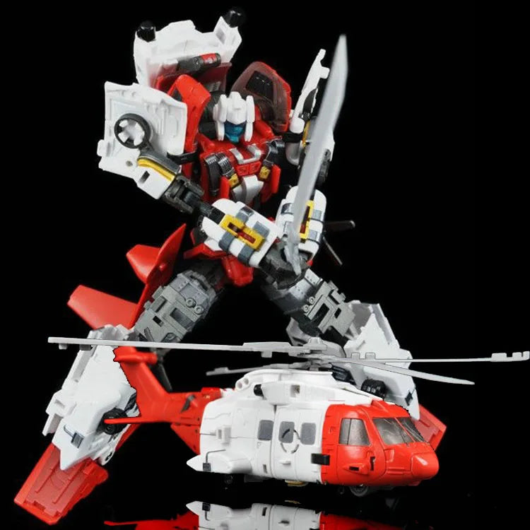 Transformation 5 In 1 Defensor Yes Model  YM-17 YM17 Vulcan Hot Spot  KO Action Figure Robot Model Collection Deformed Toys