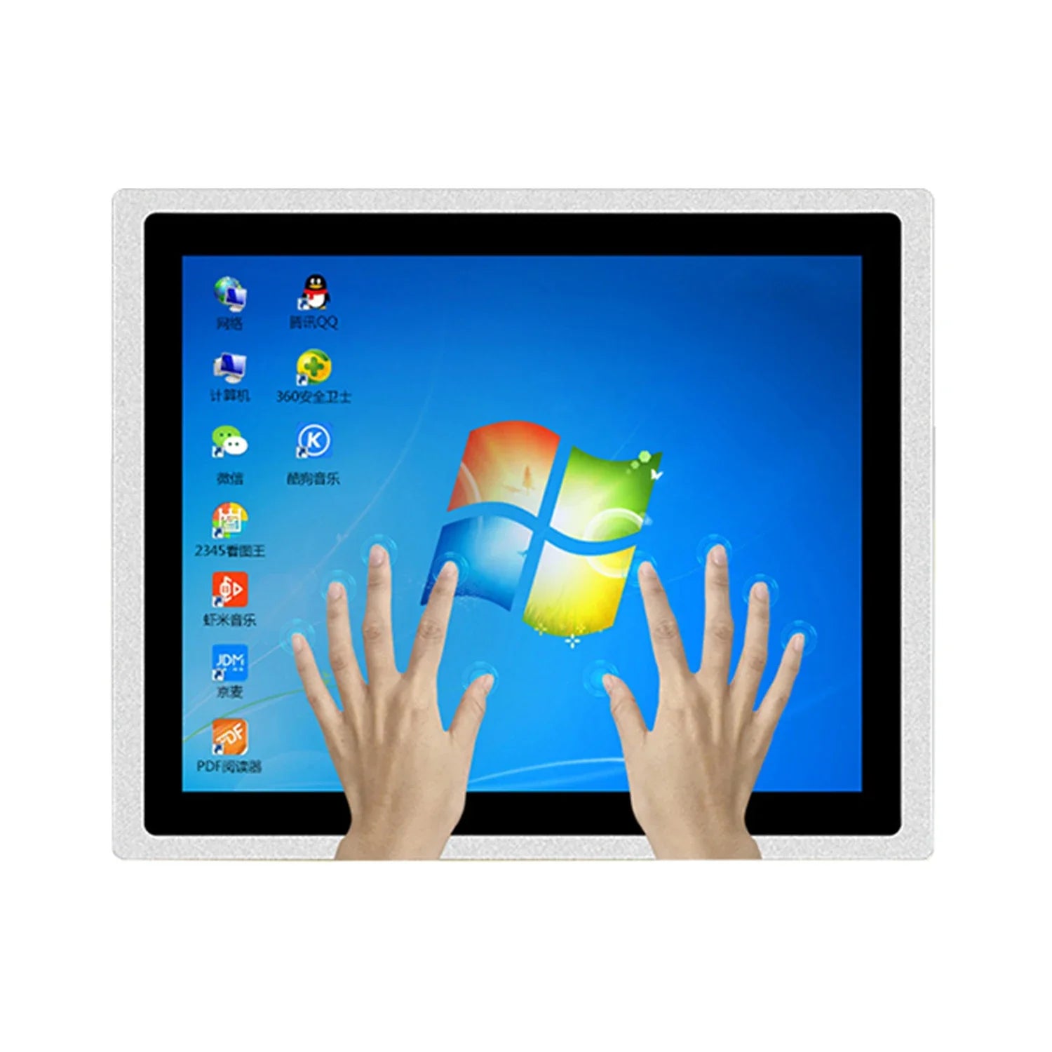 12" 10 15 17 Inch Industrial Panel All in One PC Mini Computer Capacitive Touch with Celeron J1900 RS232 Com Windows 7/10