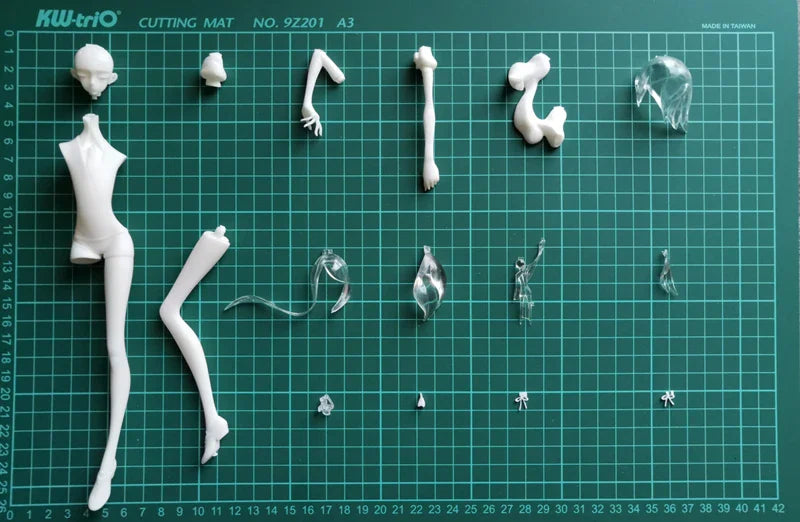Resin-Figurenbausatz Zinnober Königreich der Edelsteine Unbemaltes Garagenharzbausatzmodell GK