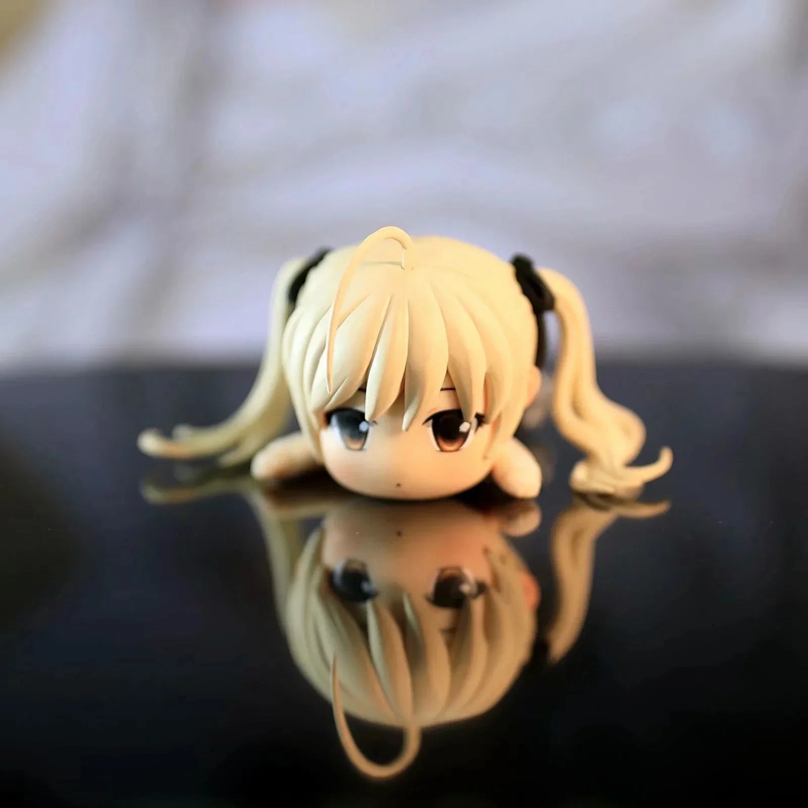 Anime Yosuga no Sora Kasugano Sora Lying Ver. Girls PVC Action Figure Model Car decoration Toys 3cm