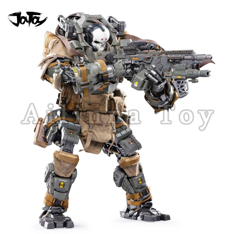 JOYTOY 1/18 12.5inch Action Figure Mecha 09th Legion-Fear II Strike Type Anime Collection Model Toy For Gift